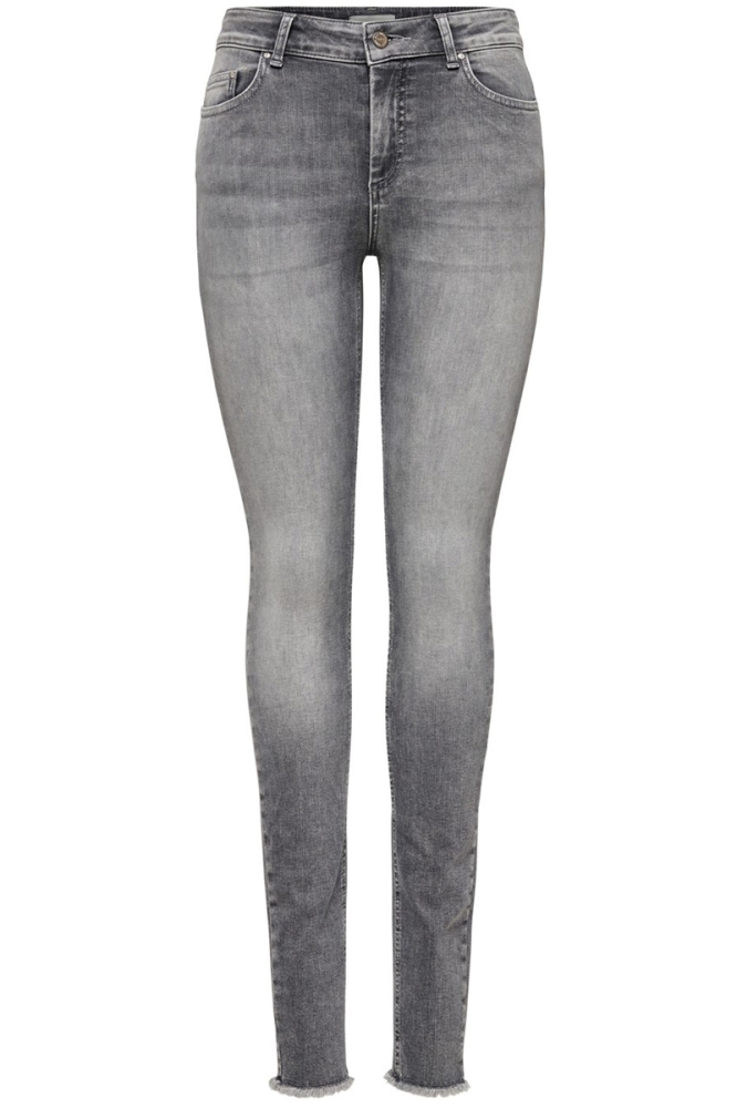 ONLBLUSH MID SK ANK RAW JNS REA0918 15188520 Grey Demin